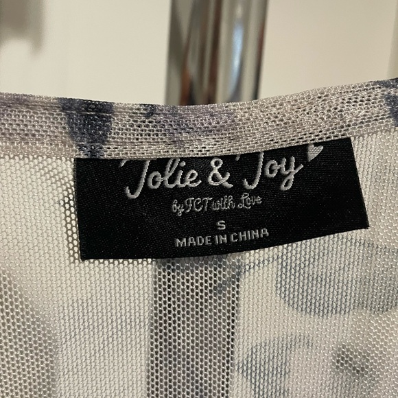 Fashion Nova Odette Mesh Top - Grey/Combo - Picture 4 of 4